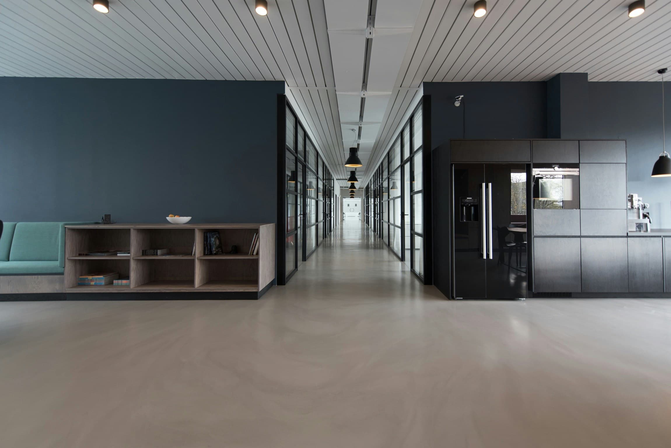 Modern open-plan commercial office interior